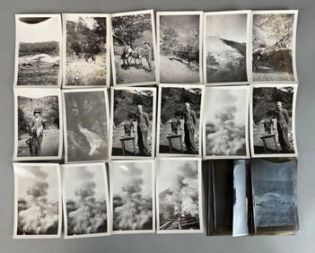 Group of Vintage Mountain Trip Photos and Negatives
