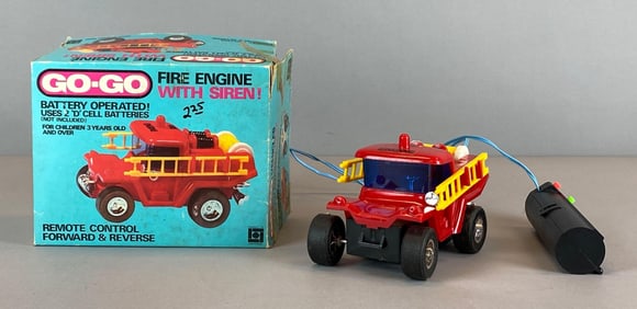 GO-GO Remote Control Fire Engine with Siren