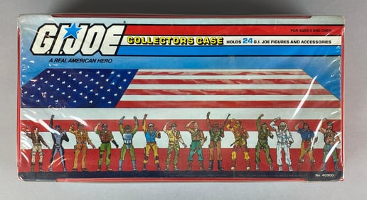 1984 Hasbro GI Joe 24 Action Figure Collectors Case