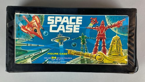 1980s Tara Toys Space Case 24 Action Figure Case