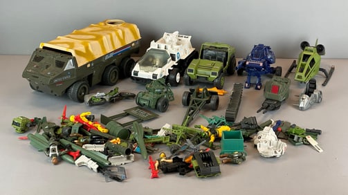 Group of 1980s Hasbro GI Joe Vehicles and More