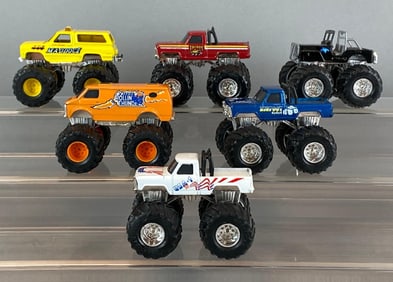 Group of 6 Matchbox Die-Cast Monster Trucks