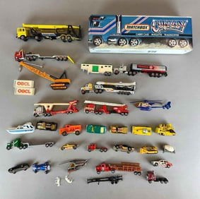 Group of Die-Cast Vehicles and More