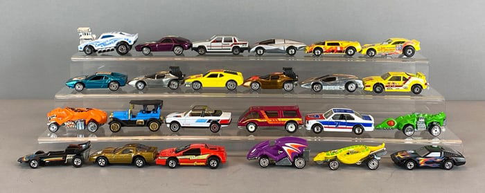 Group of 24 1970s - 1990s Matchbox and Hot Wheels Cars
