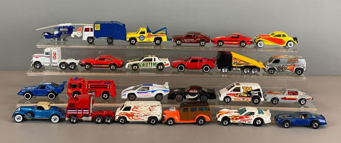 Group of 40+ 1970s - 1990s Matchbox and Hot Wheels Cars