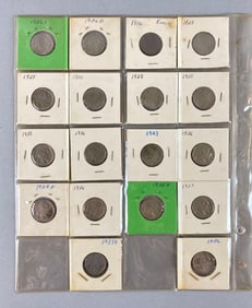Group 18 US Buffalo Nickels