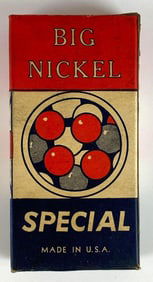 Group of 30 Vintage J Pressman Big Nickel Special Glass Marbles