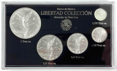2024 Bank of Mexico Silver Libertad Coin Proof Collection
