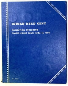 Complete Set of (58) Indian Head and Flying Eagle Cents in Whitman Album
