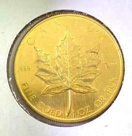 1979 Canada $50 Maple Leaf 1 oz .9999 Fine Gold Coin