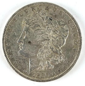 1880 US Morgan Silver Dollar