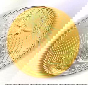 2003 $25 US American Gold Eagle 1/2 oz Fine Gold Coin