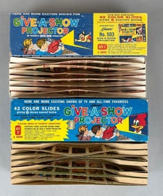 Group of 2 Kenner Give-a-Show Projector Slide Sets