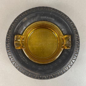 1934 Chicago Worlds Fair Firestone Tire Ashtray