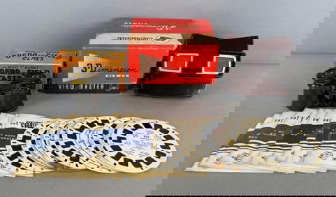 Vintage Viewmaster with Reels and More