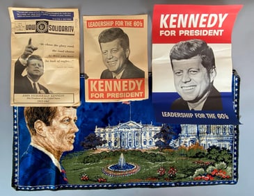 Group of 4 John F Kennedy Items
