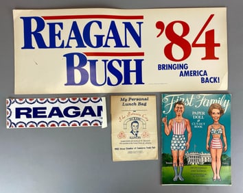 Group of 4 Ronald Reagan Items