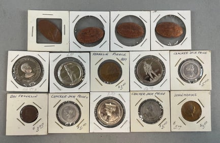 Group of Vintage Commemorative Coins and Tokens