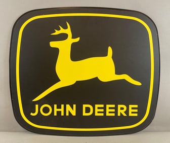 John Deere Vinyl Advertising Sign