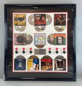 Elektra Entertainment Gold and Platinum Album CD Display
