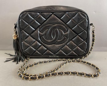 Lamskin Leather Chanel Purse