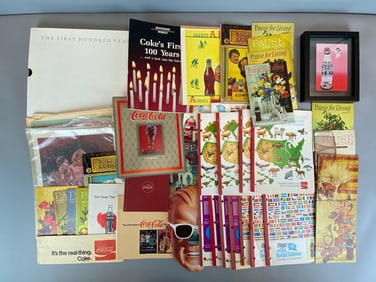 Group of Assorted Coca-Cola Adveetising Ephemera