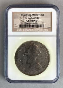 1783 MO FF Mexico 8R El Casador Shipwreck Coin