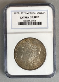 1886 Morgan Silver Dollar NGC EF