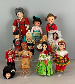 Group of Folk Art Dolls