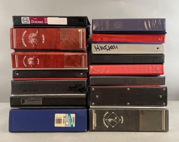 Group of 3-Ring Sports Card Binders