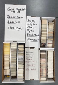 Group of Approximately 5000 1990s - 2010s Baseball Cards