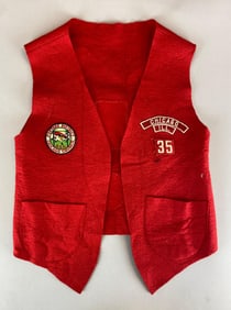 1960s Chicago Illinois Troop No. 35 Boy Scout Vest With Patches