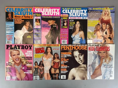 Group of 8 Adult Magazines
