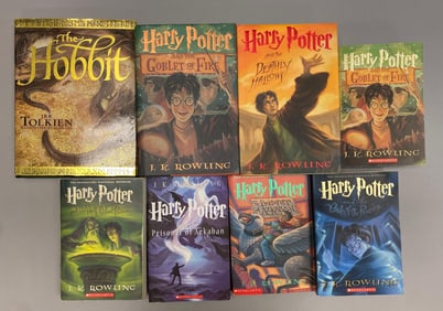 Group of 9 Harry Potter Books and More