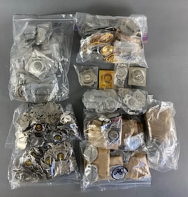 Group of Reproduction Safety Services Belt Buckles