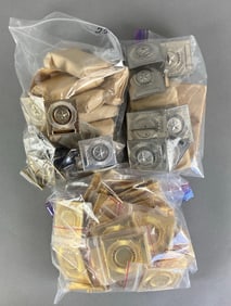 Group of Reproduction Security Officer Hat Badges