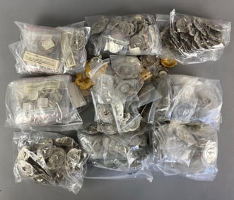 Group of Reproduction Security Hat Badges and More