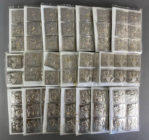 Group of Reproduction NYPD Hat Badges