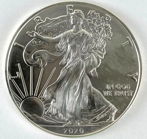 2020 US Mint American Silver Eagle 1 oz .999 Fine Silver