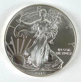 2015 US Mint American Silver Eagle 1 oz .999 Fine Silver Coin