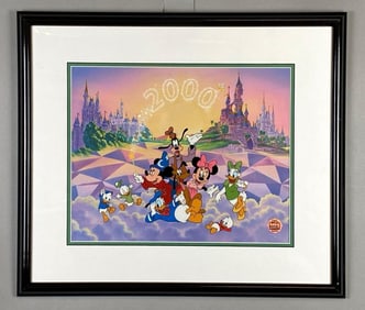 2000 Top of the World with Mickey and Friends Serigraph Cel