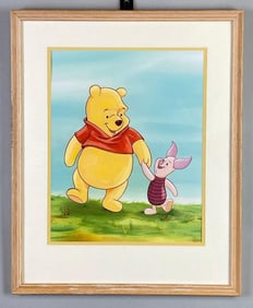 Disney Winnie the Pooh and Piglet Art Print