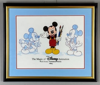 1998 David Rippberg Disney Mickey Mouse The Magic of Disney Animation Cel