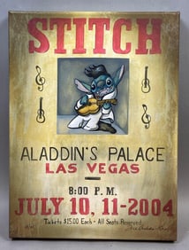 2004 Tricia Buchanan-Benson Stitch at Aladdins Palace Giclee on Canvas