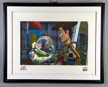 1998 Disney Toy Story Friends at Last Giclee Print on Paper