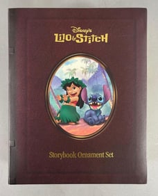 Disney Lilo and Stitch Storybook Ornament Set