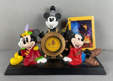 Disney 75 Years of Love and Laughter Mickey Mouse Clock