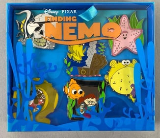 Group of 6 Limited Edition Finding Nemo Enamel Pins