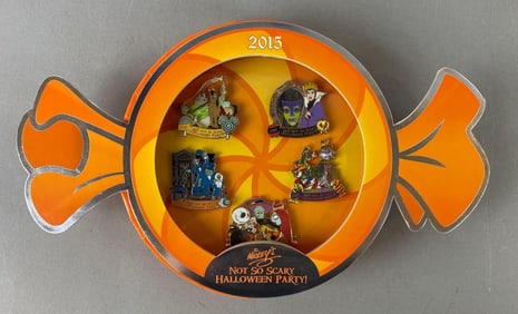 Group of 5 2015 Disney Not So Scary Halloween Party Enamel Pins