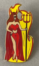 Disney Limited Edition Halloween Jessica Rabbit Enamel Pin